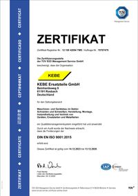 KEBE ISO 9001